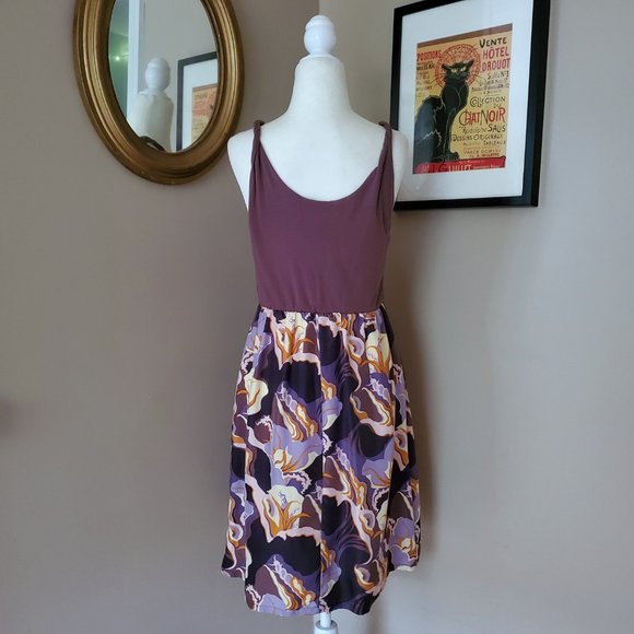 Anthropologie Lilka Silk Twist Detail Dress Medium - Picture 10 of 16